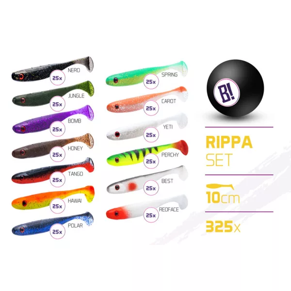 Delphin Lure Sets BOMB Rippa / 325pcs 10cm