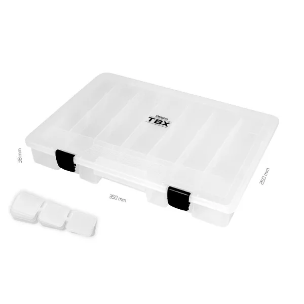 Box Delphin TBX One 350-8P Clip 350x250x38mm