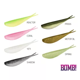 Delphin D-SHOT Rubber fish Reactor 85mm - 5 pcs - Drop Shot
