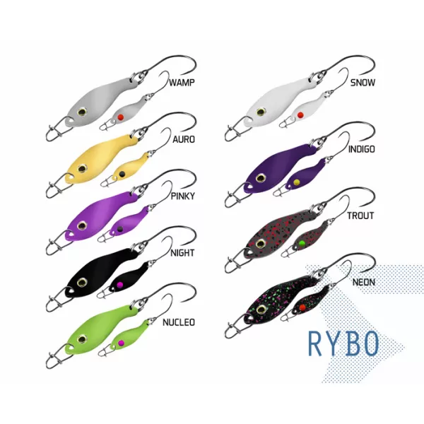 Delphin Rybo NEON #8 - 0,5gr - Spinner - Hook size #8