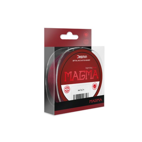 Monofilament Delphin MAGMA / burgundy 0,165mm 5,6lbs 200m