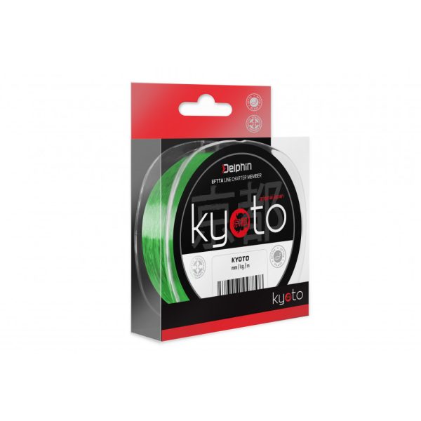 Monofilament Delphin KYOTO / fluo green 0,165mm 5,6lbs 200m
