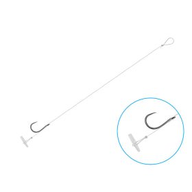 Feeder tied hook Delphin FLR Quickstop / 6pcs 8cm #8 SM