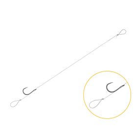 Feeder Tied Hook Delphin FLR Loop / 6db 8cm #8 SM