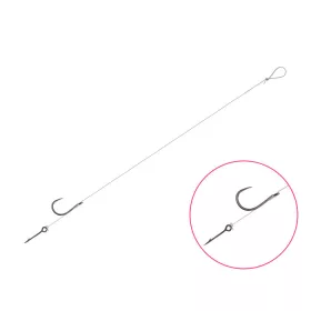 Feeder tied hook Delphin FLR Sting / 6pcs 8cm #8 SM