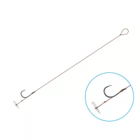 Feeder tied hook Delphin Proxi 8 Quickstop / 6pcs 8cm #6 SM