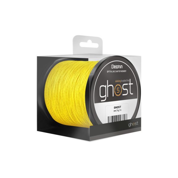 Delphin GHOST 4+1 / yellow 0.33mm 40lbs 600m