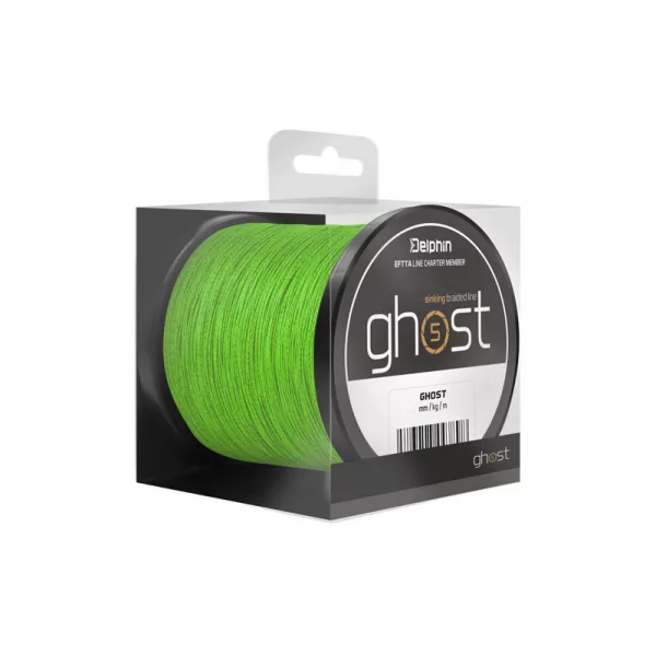 Delphin GHOST 4+1 / green 0,18mm 20lbs 300m