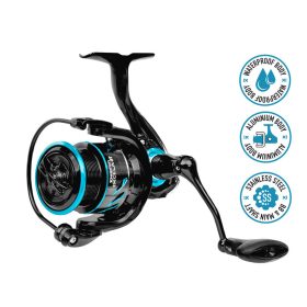   Delphin IXCELA 3T AL BODY 3000 Front Drag Spinning Reel Deep Spool Line capacity:0.14/360, 0.18/215, 0.20/175