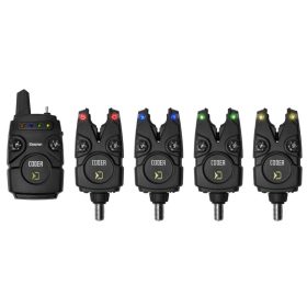 Delphin CODER Electric bite alarm set 4+1