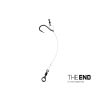 Delphin THE END CHOD Rig tied hook 4pcs Pre-tied hook 6cm/0.45mm