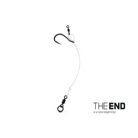   Delphin THE END CHOD Rig tied hook 4pcs Pre-tied hook 8cm/0.45mm