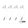 Delphin THE END CHOD Rig tied hook 4pcs Pre-tied hook 8cm/0.45mm