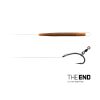 Delphin THE END D-Rig tied hook / 2pcs Pre-tied hook 20cm/0.35mm/#6