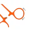 Delphin Atak! REFLEX Curved Forceps 15cm