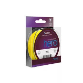 Delphin HERO 8 0,25mm Braided Fluo yellow