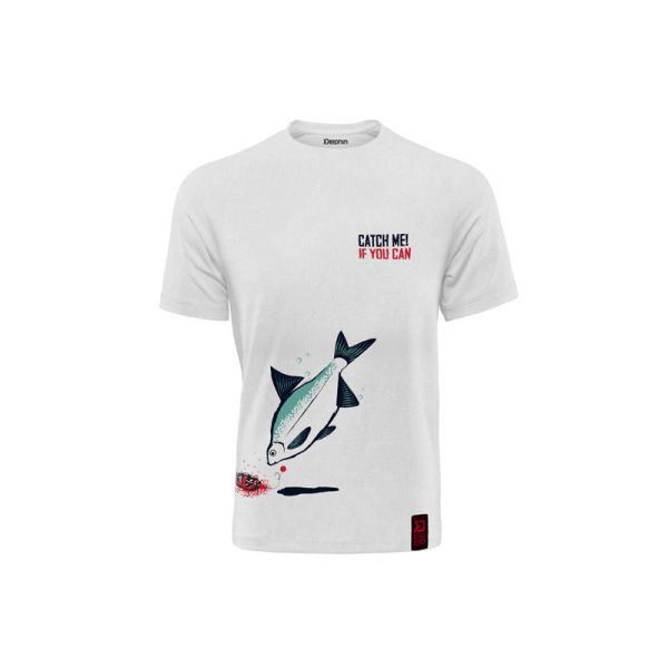 Delphin - Catch me! Bream White - T-shirt - KING SIZE