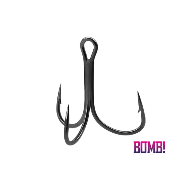 Delphin Treble hook BOMB! GripHook TRIPLE / 6pcs Hook 8