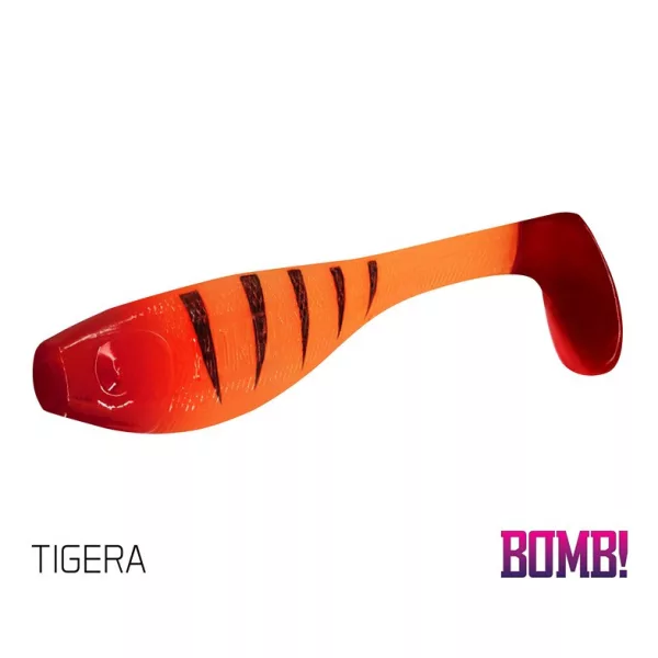 Delphin BOMB! Rubber Fish Fatty - Tigera 5pcs Rubber Lure 10cm