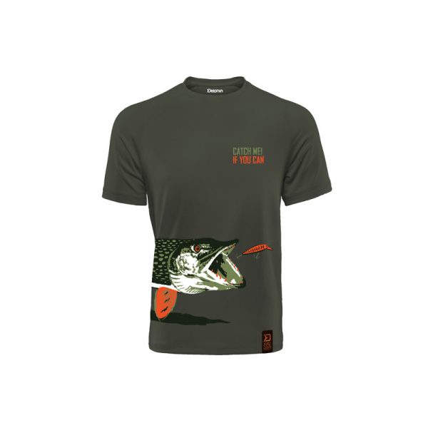 Delphin - Catch me! CSUKA Dark Green - T-shirt - S