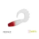 Soft bait Delphin TWISTA UVs / 5pcs 8cm/RedFACE