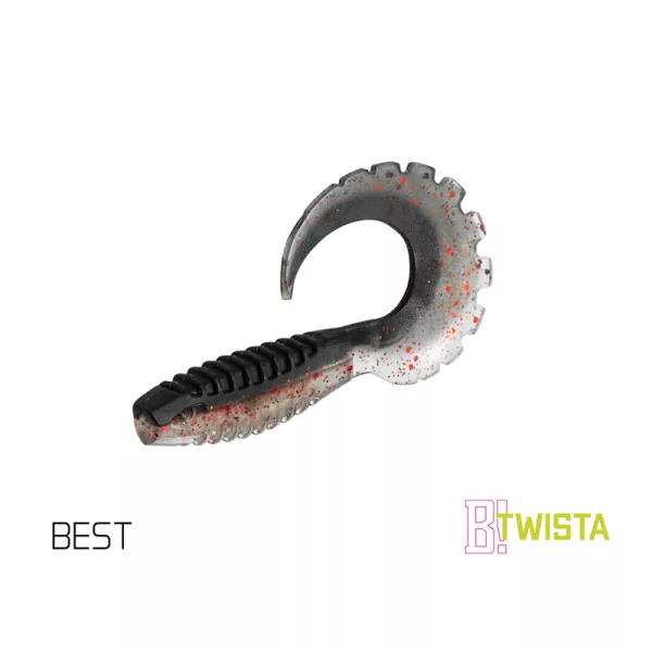Soft bait Delphin TWISTA UVs / 5pcs 8cm/BEST