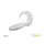 Soft bait Delphin TWISTA UVs / 5pcs 8cm/YETI