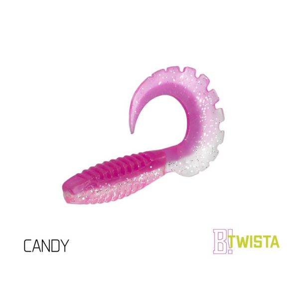 Gumihal Delphin TWISTA UVs / 5pcs 10cm/CANDY
