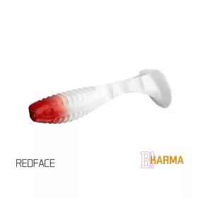 Soft bait Delphin KARMA UVs / 5pcs 8cm/RedFACE