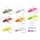 Top mix Delphin MANYA UVs nymph / 5pcs 10.5cm / Yeti+Candy+Firedot+Reactor+Brick