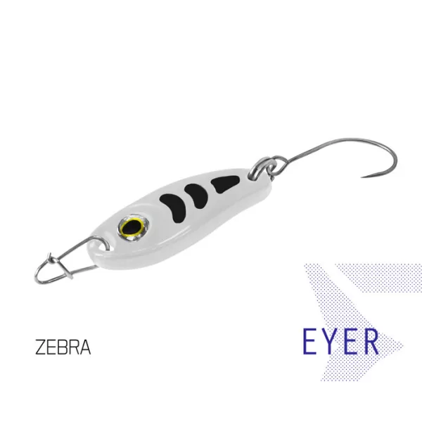 Delphin Spoon EYER Spoon Lure 2 5gr Zebra
