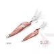 Delphin SLOT Wobbling Spoon Lure 15gr Copper