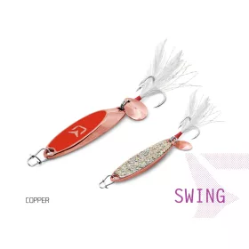 Delphin SWING Wobbling Spoon Lure 6 15gr Copper