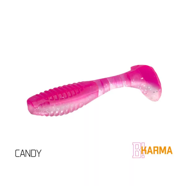Delphin KARMA UVs / 5pcs 10cm/CANDY soft lure