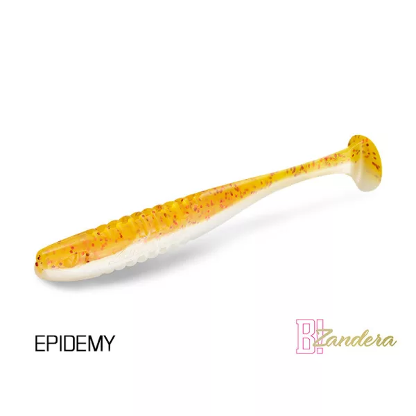 Soft lure Delphin ZANDERA UVs / 5 pcs 10cm/EPIDEMY