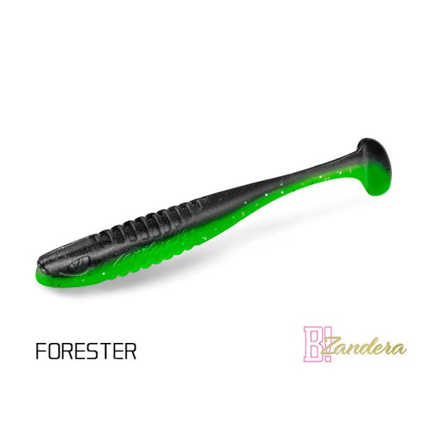 Soft lure Delphin ZANDERA UVs / 5 pcs 10cm/FORESTER