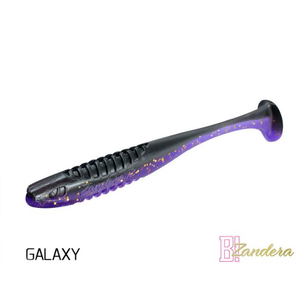 Soft lure Delphin ZANDERA UVs / 5 pcs 10cm/GALAXY
