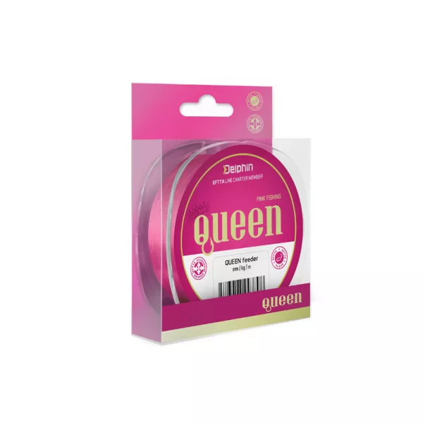 Delphin QUEEN Feeder / pink 0.28mm 5.9kg 300m