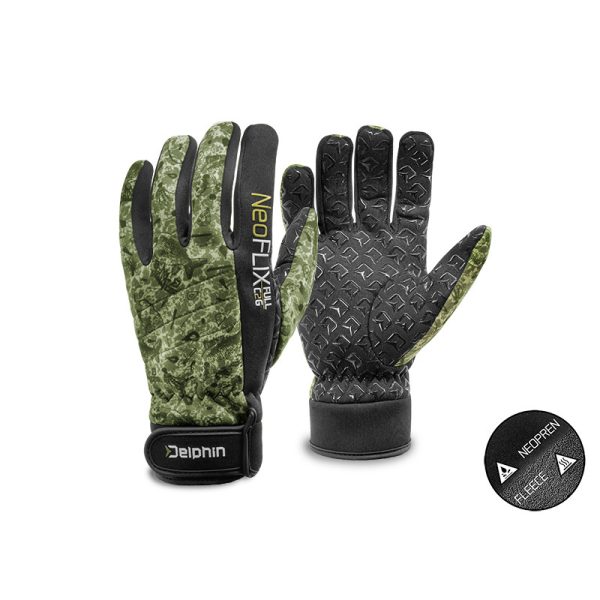 Neoprene gloves Delphin NeoFLIX with lining L