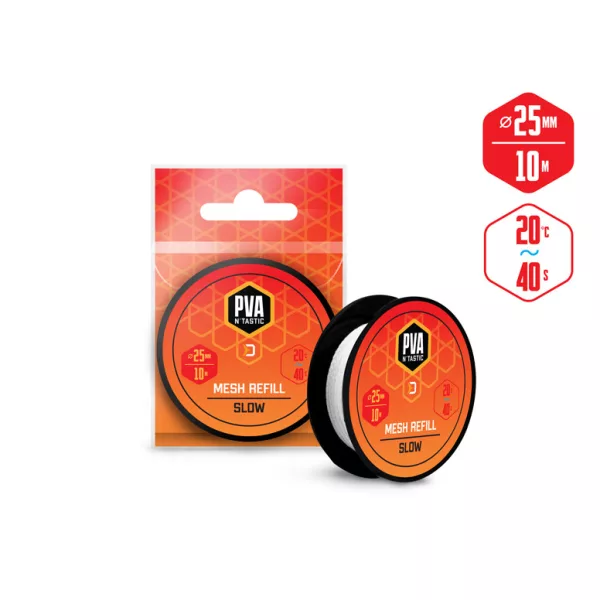 Delphin PVA n 'tastic spare mesh / 10m - 25mm PVA mesh