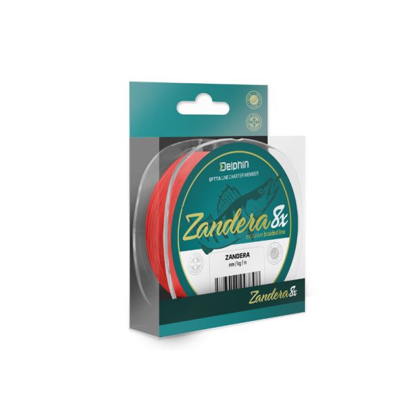 Delphin ZANDERA 8 / red 0,18mm 14,6kg 150m
