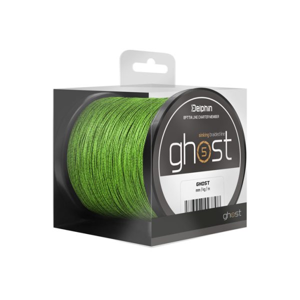 Delphin GHOST 4+1/ green 0,16mm 8,2kg 300m