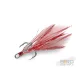 Delphin B!RD Hook TRIPLE / 3pcs red feathers #8