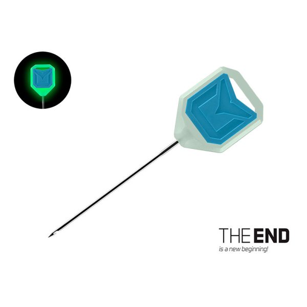 Delphin T-END GripXF SAFETY Fluo Baiting Needle