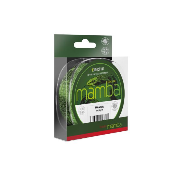 Delphin Mamba Feeder Camou 0,23mm 6000m Monofil Mainline
