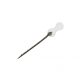 Delphin STINGER Lure Spike+ with silicone ring - 5mm, Black, 12pcs 5mm