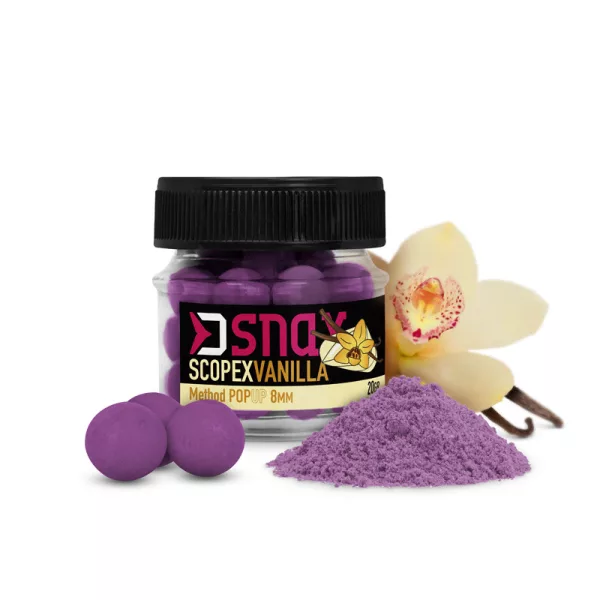 Delphin D SNAX POP bait 5.5mm/20g Scopex-vanilla Pop Up Feeder Bait