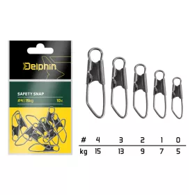 Delphin Safety Snap #1 10pcs