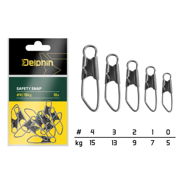 Delphin Safety Snap #3 10pcs