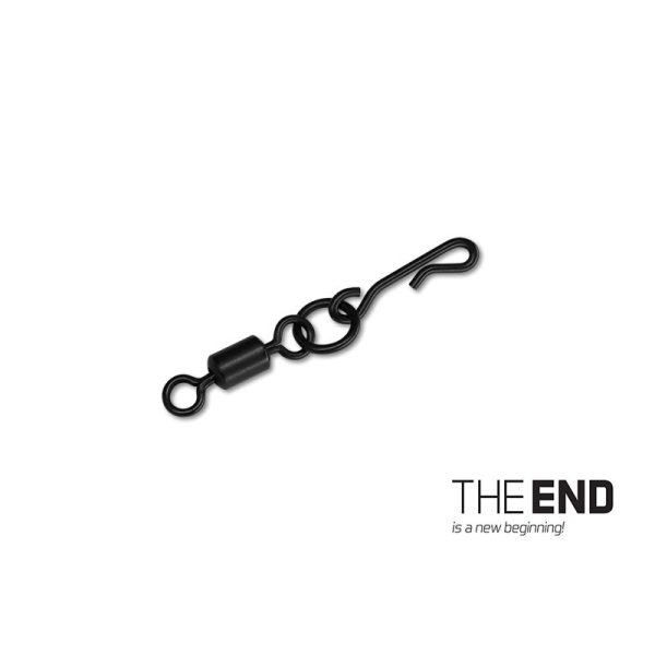 Delphin THE END Q-Cast Q-Cast Q Shaped Hoop Fitted Swivel #4 10pcs